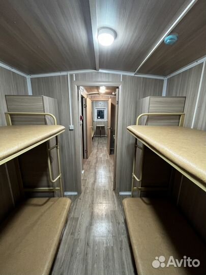 Вагон-дома Жилые на 8 человек, на раме