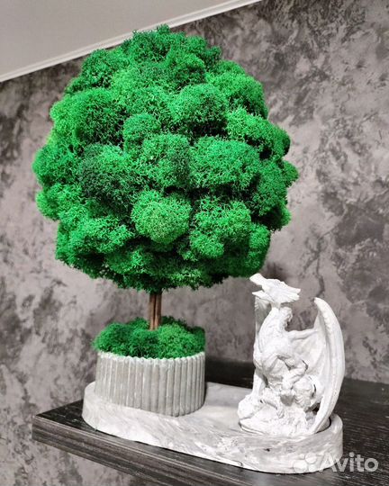 Дерево со мхом