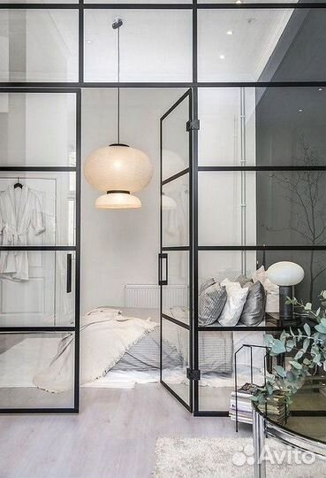 Стеклянные перегородки