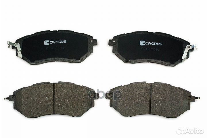 Колодки тормозные subaru forester 01- перед