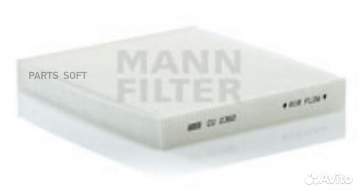 Mann-filter CU2362 Фильтр салона