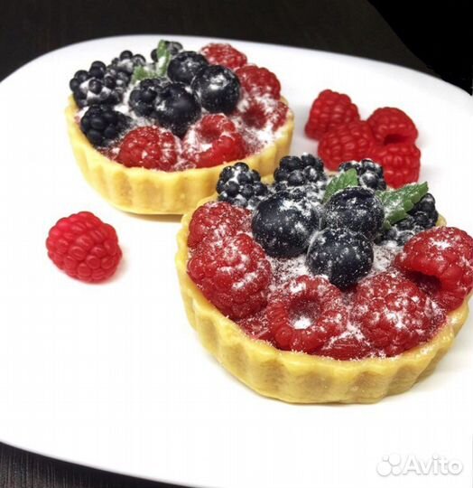 Подарок Мыло ручной работы Тарталетка ягодная