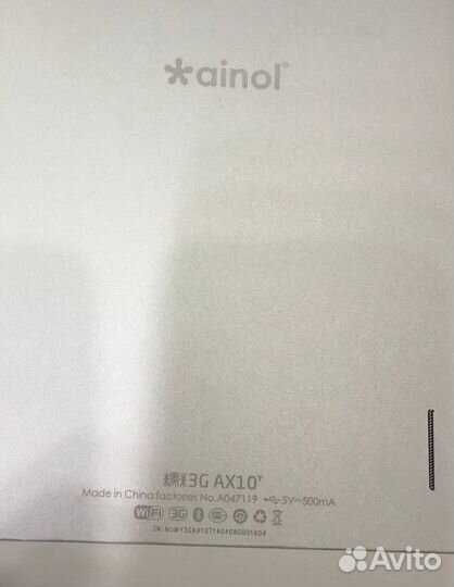 Планшет Ainol AX10 на запчасти