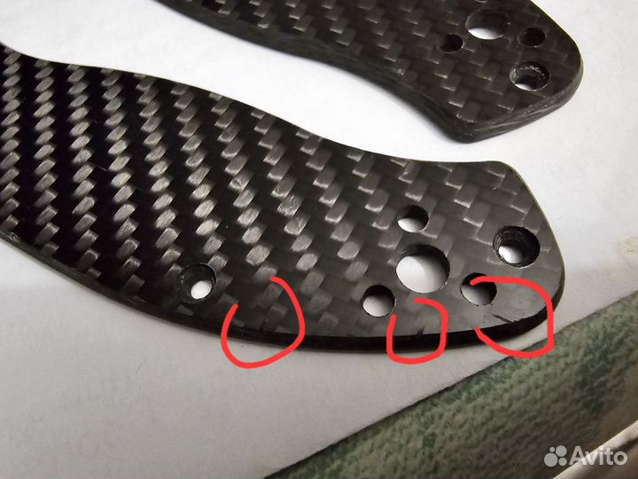 Накладки для ножа (с браком)