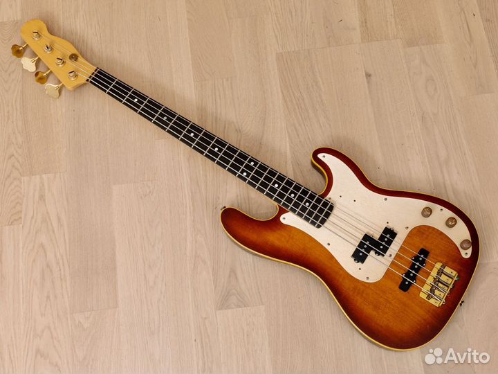 Бас-гитара Schecter Moon PJ Bass Tobacco Sunburst