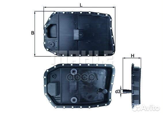 Фильтр АКПП BMW 1 (E81) 3 (E90) 5 (E60) HX 154