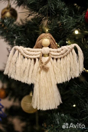 Макраме панно Ангел