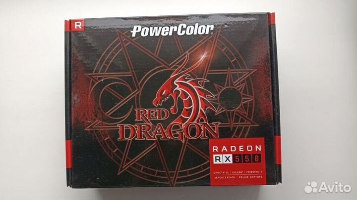 Видеокарта PowerColor AMD Radeon RX 550 Red Dragon