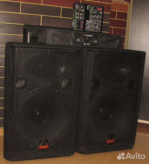 Колонки EVP 1200W 2шт Pro D15