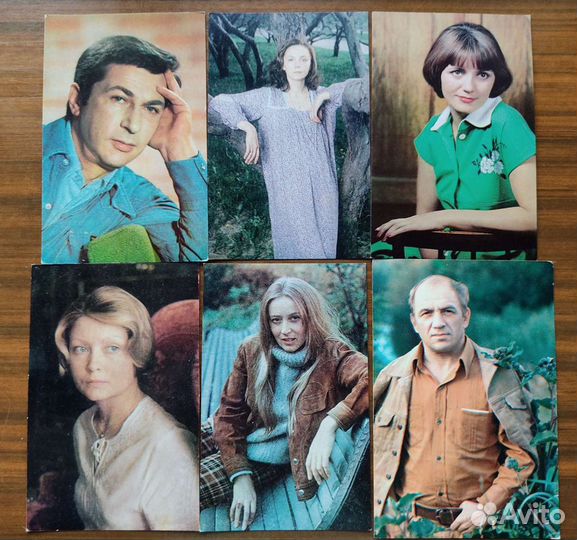 Открытки с советскими актёрами