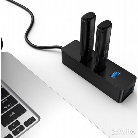 USB - Хаб, Разветвитель orico на 4 порта USB 3.0