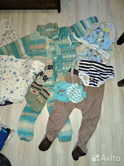 Пакет вещей детских для новорожденного