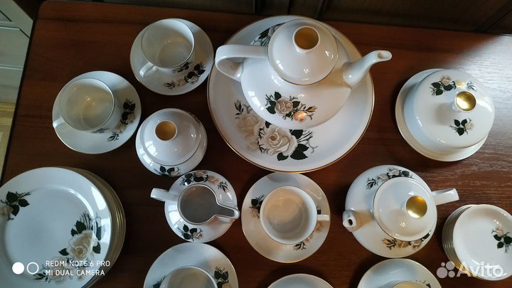 Сервиз чайный роза гдр