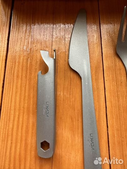 Походный столовый набор из титана