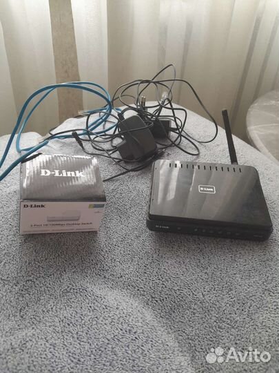 Маршрутизатор D-Link+5-Port Desktop Switch