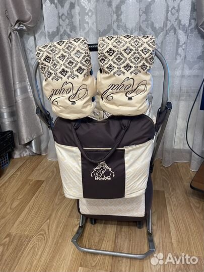 Детские санки коляска