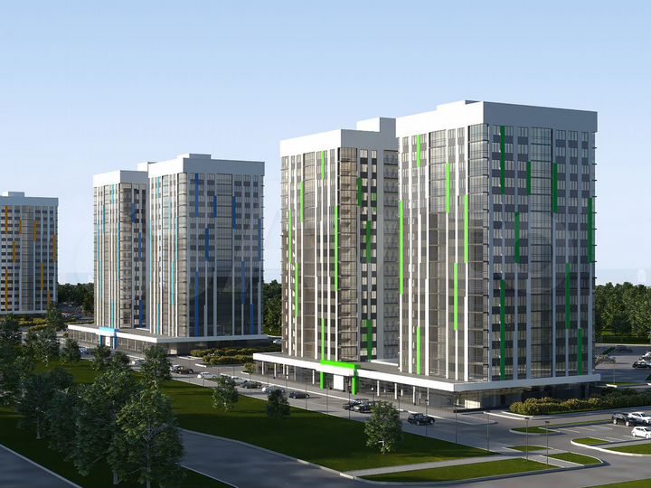 3-к. квартира, 78,8 м², 9/16 эт.