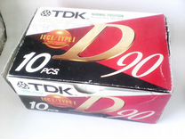 Кассеты аудио TDK D90 (1997) аудиокассеты тип I