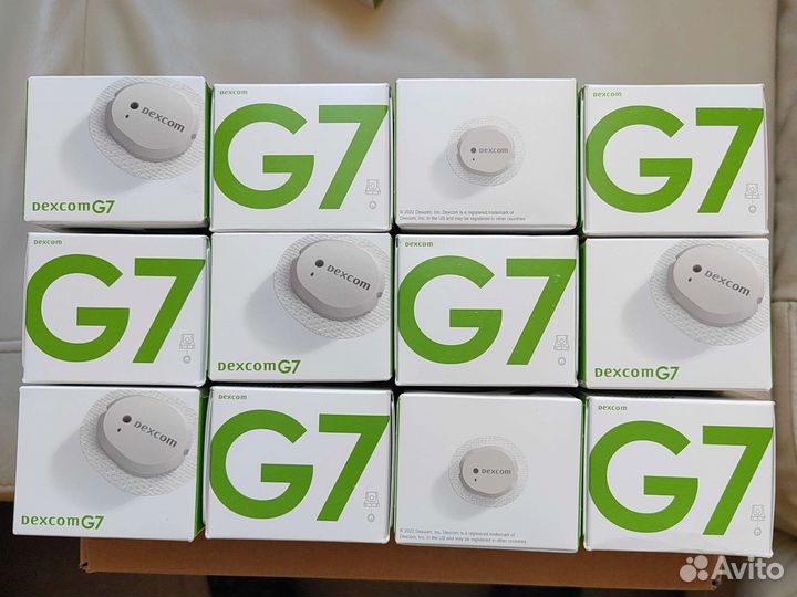 Сенсоры Dexcom G7. в наличии 25 г