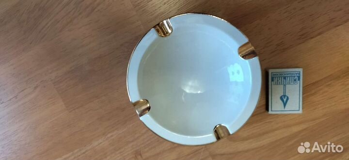 Пепельница фарфор, символика Свр России