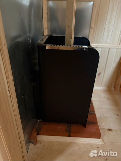 Перевозная баня из бруса 2.3 x 7 м