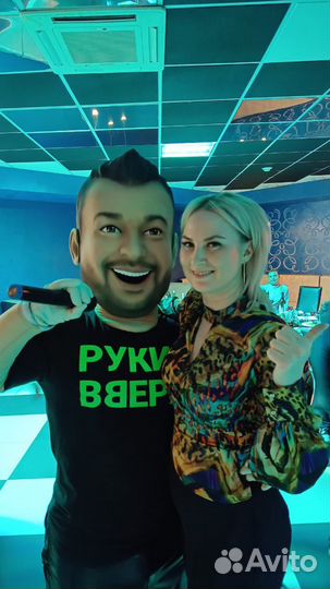 Ростовая кукла белый медведь Чебурашка Заяц Панда