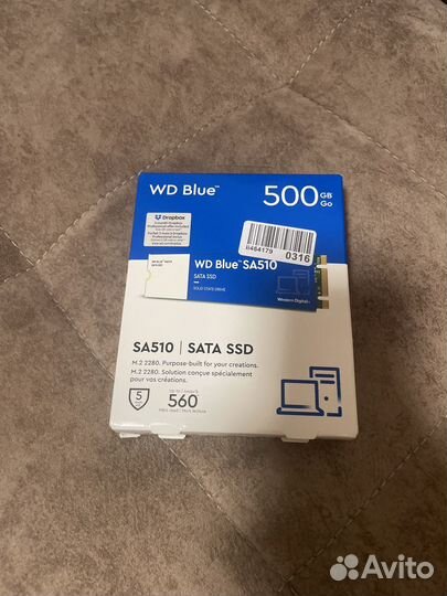 Ssd wd blue 500gb