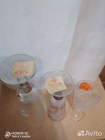 Рюмки лафитники СССР