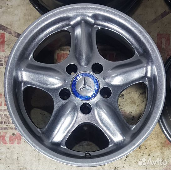 Диски литые Mercedes r15; 5x112; цо 66,6