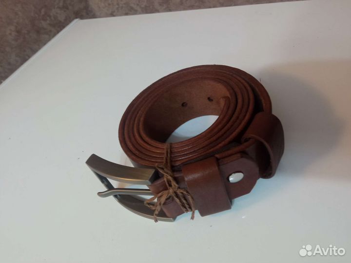 Кожаный ремень ручной работы