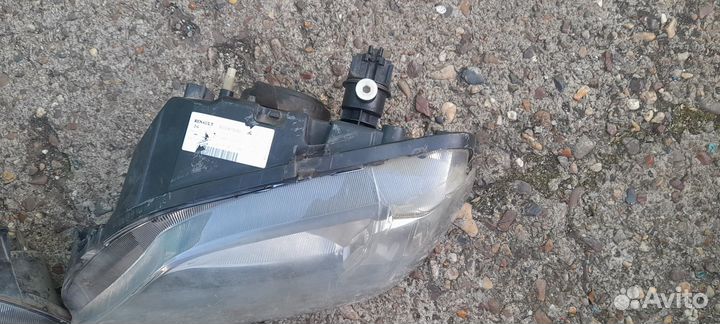Фары предние рено логан фаза 1