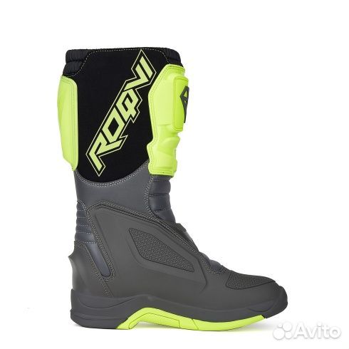 Мотоботы roqvi T5 Neon Green