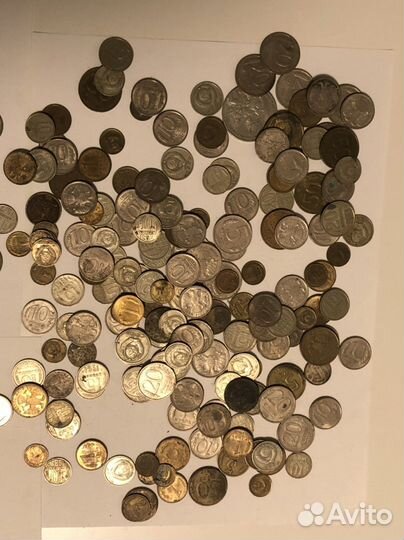 Монеты СССР и зарубежных стран набор
