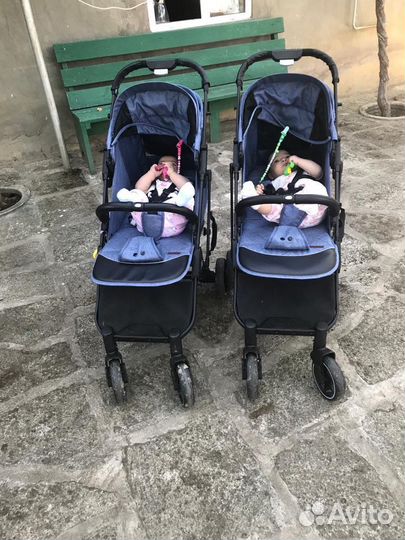 Коляска для двойни