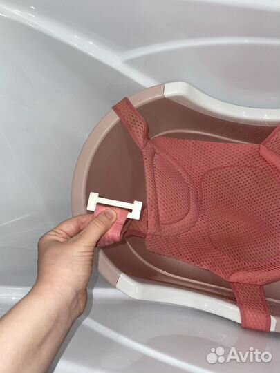 Ванночка для купания с горкой и гамаком