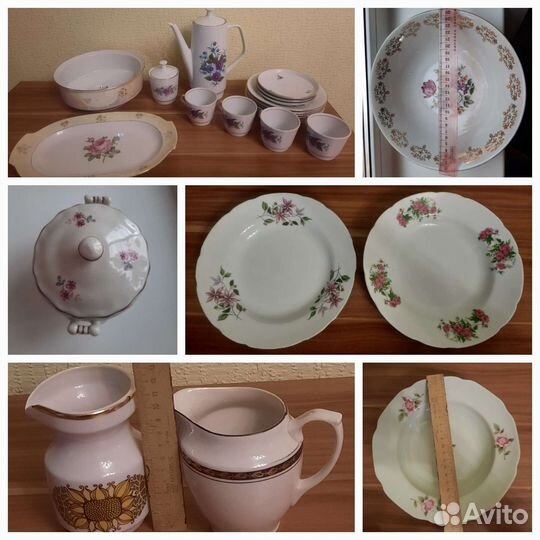 Фарфоровая посуда времен СССР с 1957гг