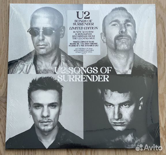 U2 Songs Of Surrender 2xLP Blue Vinyl 2023 винил