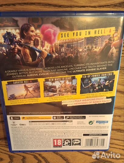 Dead island 2 ps5 диск