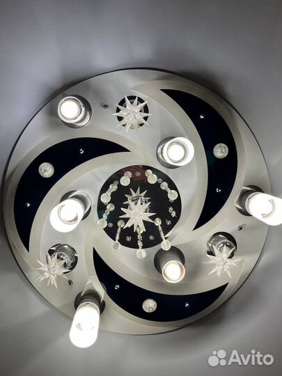 Люстра потолочная бу