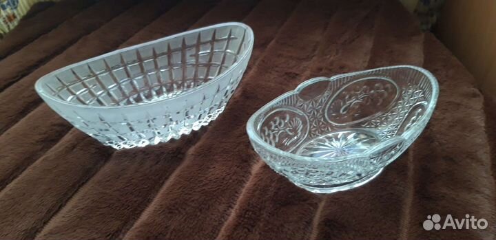 Хрустальная салатница СССР