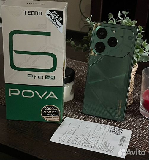 TECNO Pova 6 Pro 5G, 12/256 ГБ