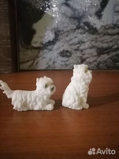 Миниатюрные статуэтки вест-хайленд-уайт-терьер