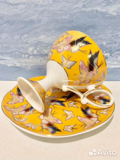 Чашка с блюдцем Баттерфляй yamasen япония