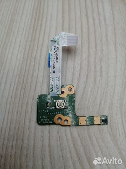 Плата с кнопкой включения на шлейфе HP 15-153nr