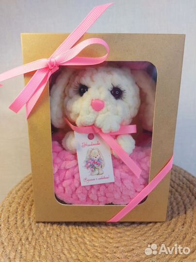 Игрушка мягкая Зайка