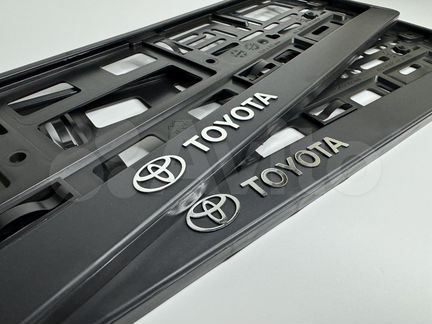 Рамки для гос номера Toyota комплект 2 шт