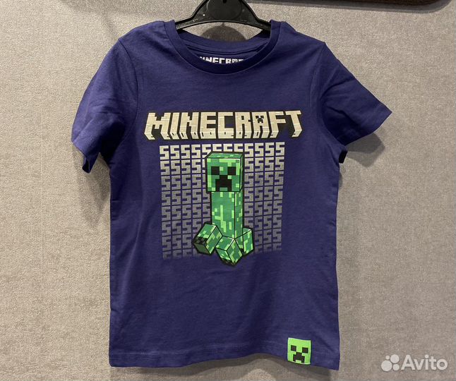 Футболка minecraft новая 110 р