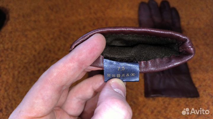 Перчатки женские кожаные 7.5