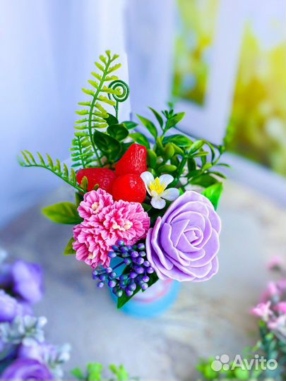 Букет из мыла