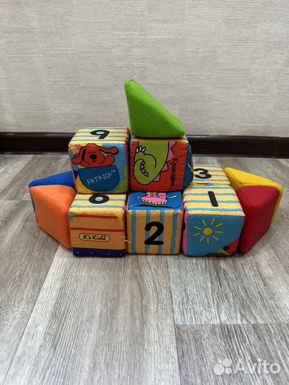 Развивающие мягкие кубики K's Kids 
